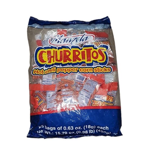 Manzela Churrito Picositos Piñatero / Spicy Corn Chips