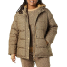  Amazon essentials womens plus size heavyweight long-sleeve hooded puffer coat camel cheetah 5x