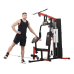 Fitvids LX750 Home Gym System Workout Station with 330 Lbs of Resistance, 122.5 Lbs Weight Stack, On