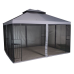 Mainstays Easy-Assembly 10 x 12 Foot Outdoor Soft Top Gazebo - Gray