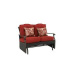 Better Homes & Gardens Providence Cushions Steel Outdoor Loveseat - Red