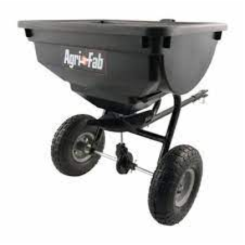 Agri-Fab 45-0530 Tow Behind Broadcast Spreader, 14, 000 Sq-ft Coverage Area, 120 In W Spread, 80 Lb Hopper