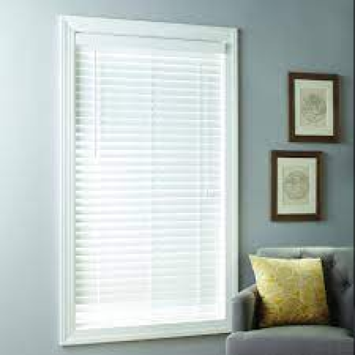 Better Homes & Gardens 2 Cordless Faux Wood Horizontal Blinds, White, 71x64