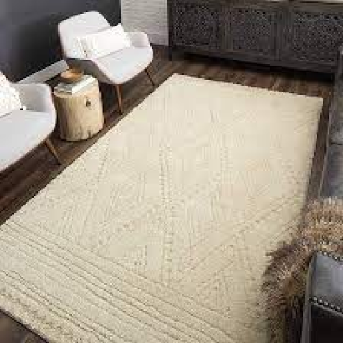 Mohawk Home Vado Geometric Woven Indoor Area Rug, Linen, 4 x 6