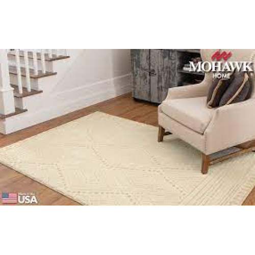 Mohawk Home Vado Geometric Woven Indoor Area Rug, Linen, 4 x 6