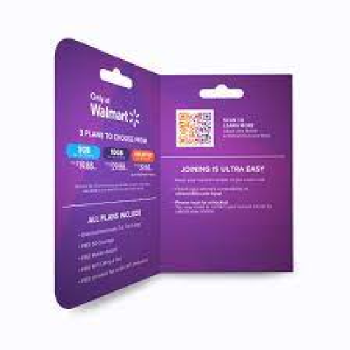 Ultra Mobile 39.88 Unlimited (40GB) And 15GB Hotspot 30 Day Prepaid Wireless Plan SIM Kit