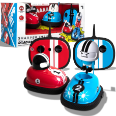 Sharper Image Toy RC Remote Control Ejecting Bumper Rivals, 6-pieces, Red and Blue, Age 8+ 