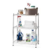 Hyper Tough 3 Tier Wire Shelf Unit, Chrome, Loading Capacity 750 lbs, Adult