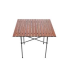 Ozark Trail Square Folding Aluminum Roll-Top Camp Table,31.5 x 31.5 x 27.5