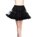 Secret Wishes Elastic Waist Petticoat, Black, One Size