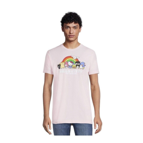 Hello Kitty and Friends Men's Graphic Tee with Short Sleeves