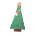 Christmas Advent Calendar Wooden Tree Magnetic Santa Count Down