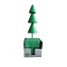 H for Happy™ Decorative Iron Hook in the Shape of a Green Christmas Tree