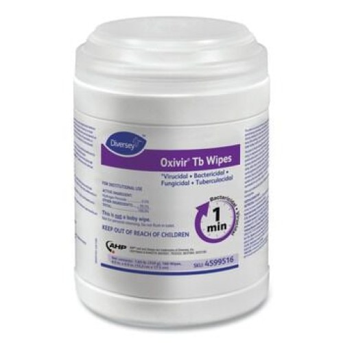 Diversey Oxivir TB 6 in. x 7 in. Disinfecting Wipes (160-Count)