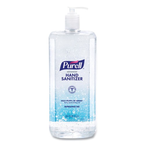 Purell Advanced Refreshing Gel Hand Sanitizer, Clean Scent, 1.5 L Pump Bottle