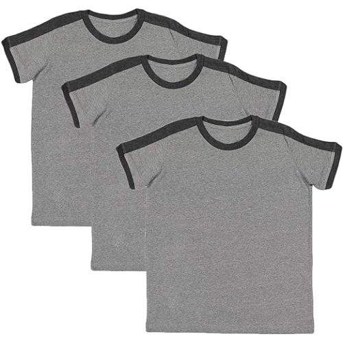 Marky G Apparel Boys Soccer Ringer Short-Sleeve T-Shirt (Pack of 3)