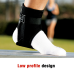 ACE Brand Ankle Brace with Side Stabilizers, Adjustable, Low-Profile