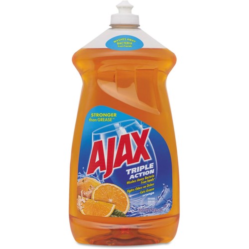 Ajax 49860 Ultra Triple Action Dish Liquid, Orange Scent, 52 Oz. Bottle