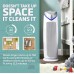 GermGuardian Air Purifier with HEPA 13 Filter, Removes 99.97% of Pollutants, Covers Large Room up to 743 Sq. Foot Room in 1 Hr, UV-C Light Helps Reduce Germs, Zero Ozone Verified, 22”, White, AC4825W