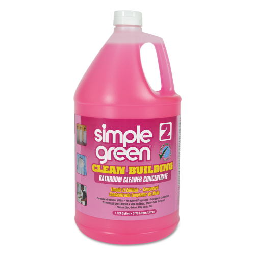 Simple Green Clean Building Toilet Cleaner Concentrate - Liquid 1 gal Bottle - Unscented Fragrance