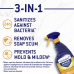 Microban Bathroom Cleaner, 24 Hour Sanitizing and Antibacterial Disinfectant Spray, Citrus Scent, 22 Fl Oz