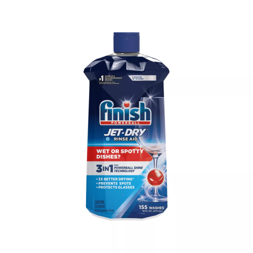 Finish Jet-Dry Rinse Aid, Dishwasher Rinse & Drying Agent