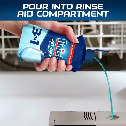 Finish Jet-Dry Rinse Aid, Dishwasher Rinse & Drying Agent