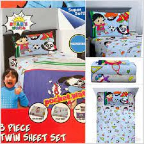 3 piece twin sheet set ryans world great galaxy