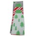 H for Happy Christmas Tree Candy Cane Sweater Wine Bottle Covers Set of 2, New