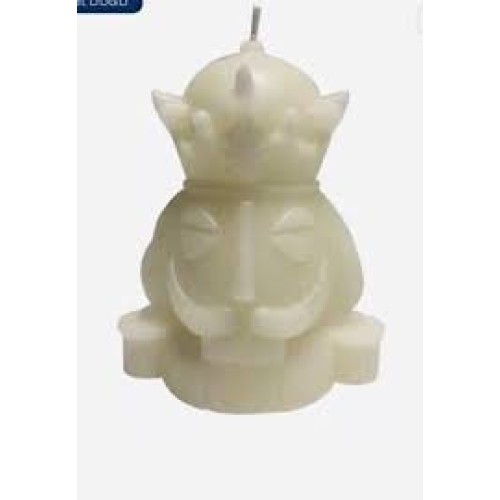 Ivory Nutcracker Pillar Candle-H For Happy-Bed Bath & Beyond