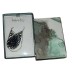 Nicole Miller Elegant Green Crystal-like Beads Gold Teardrop Dangle Earrings Gift Box Set