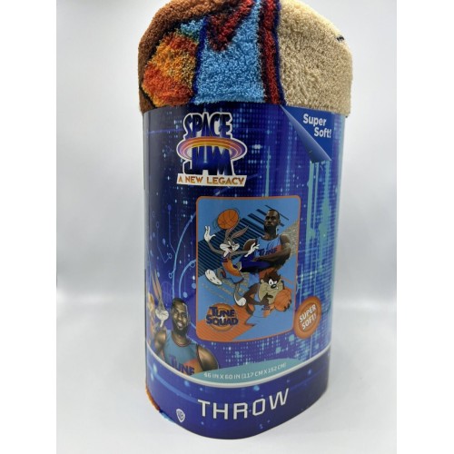 SPACE JAM: A New Legacy (NEW) Soft Super Plush Throw Blanket 46" x 60"