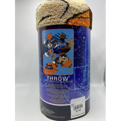 SPACE JAM: A New Legacy (NEW) Soft Super Plush Throw Blanket 46" x 60"