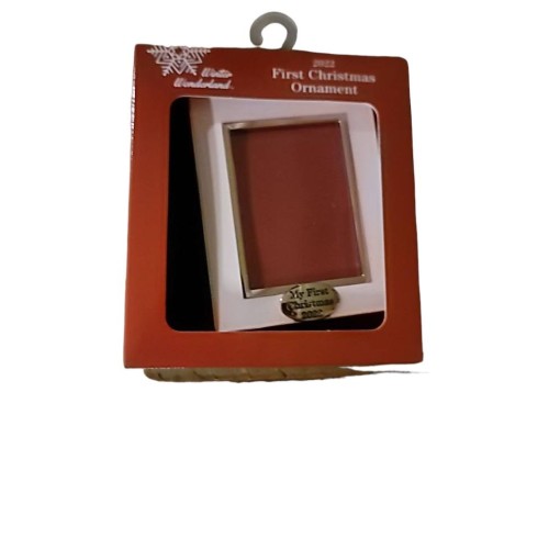 H for Happy™ Christmas photo frame "My First Christmas 2022” pink