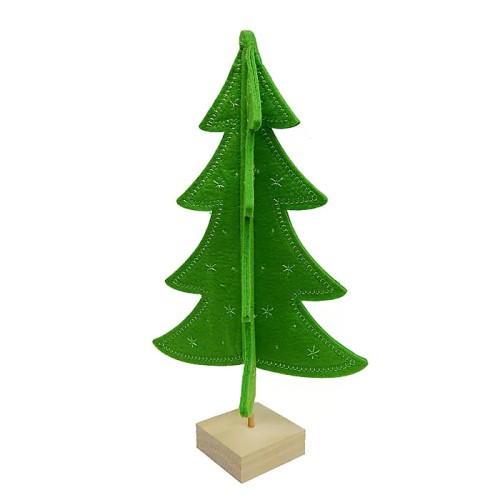 H for Happy™ decorative Christmas pine tree in green