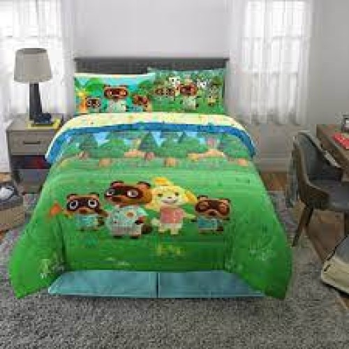 Animal Crossing 4 Piece Full Sheet Set Horizons Nintendo