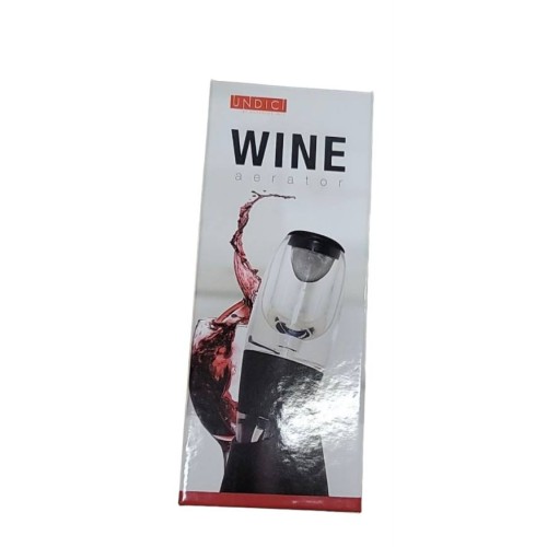 Undici Wine Aerator Includes Removable Filter And Base Decanter Bar Tool