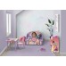 Disney Princess 4-Piece Room-in-a-Box Bedroom Set - Includes Toddler Bed, Toy Bin & Desk with Chair