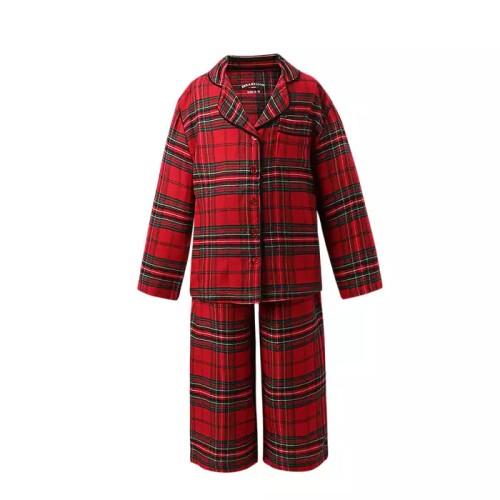 Bee & Willow Kids Size Small Red/Black Plaid Pajamas Fleece