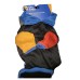 The Dodo Black, Red, Blue and Yellow Hoodie Large=22-26" long, girth 25-30"