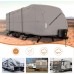 Leader Accessories 30'-33' Travel Trailer RV Cover Windproof Extra Thick Upgraded 5 Layers Camper Cover with Adhesive Repair Patches