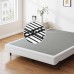 Box Spring King，9 Inch Metal Box-Spring Only, Mattress Foundation, Heavy Duty Structure with Fabric Cover, Noise Free, Non-Slip, Easy Assembly