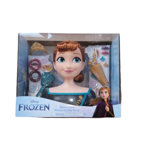 Disney Frozen Disney’s 2 Queen Anna Deluxe Styling Head, 18-pieces, By Just Play