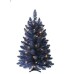 12in L.E.D Fiber Optic Tree Topper Santa by Holiday Time and Mini Cristmas Tree