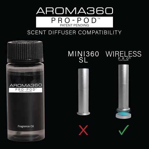 Aroma360 - Wireless Pro Essential Oil Diffuser - 600 sq ft Coverage - Cordless & Portable with Remote - Aromatherapy Scent Diffuser - Home, Spa, Office & Business - Air Freshener - Metallic Silver