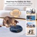 ORSDA Automatic Cat Feeder Wet Food/Dry Food, 5 Meal Timed Pet Feeder with Timer Programmable & Voice Recorder, Dual Power Supply Auto Feeder for Cats/Small Dogs