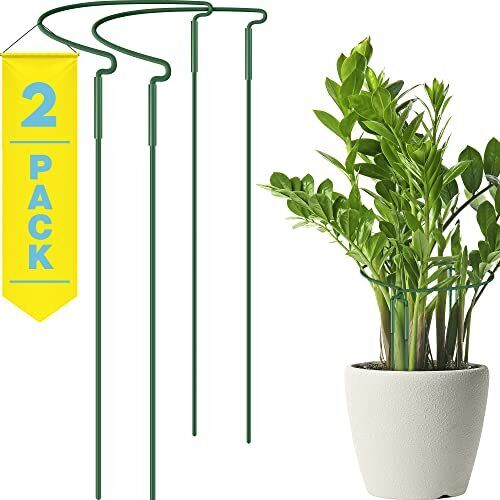 Plant Support for Tall Plants - 2 Pack - Large 15" X 30" 2-Pack Half Round