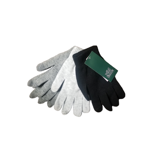 3 pairs of Winter Gloves Black, Grey, Light Grey