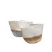 Cotton rope basket set of 2