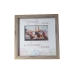 10x10 Picture Frame Gray Made of Solid Wood and HD Real Glass